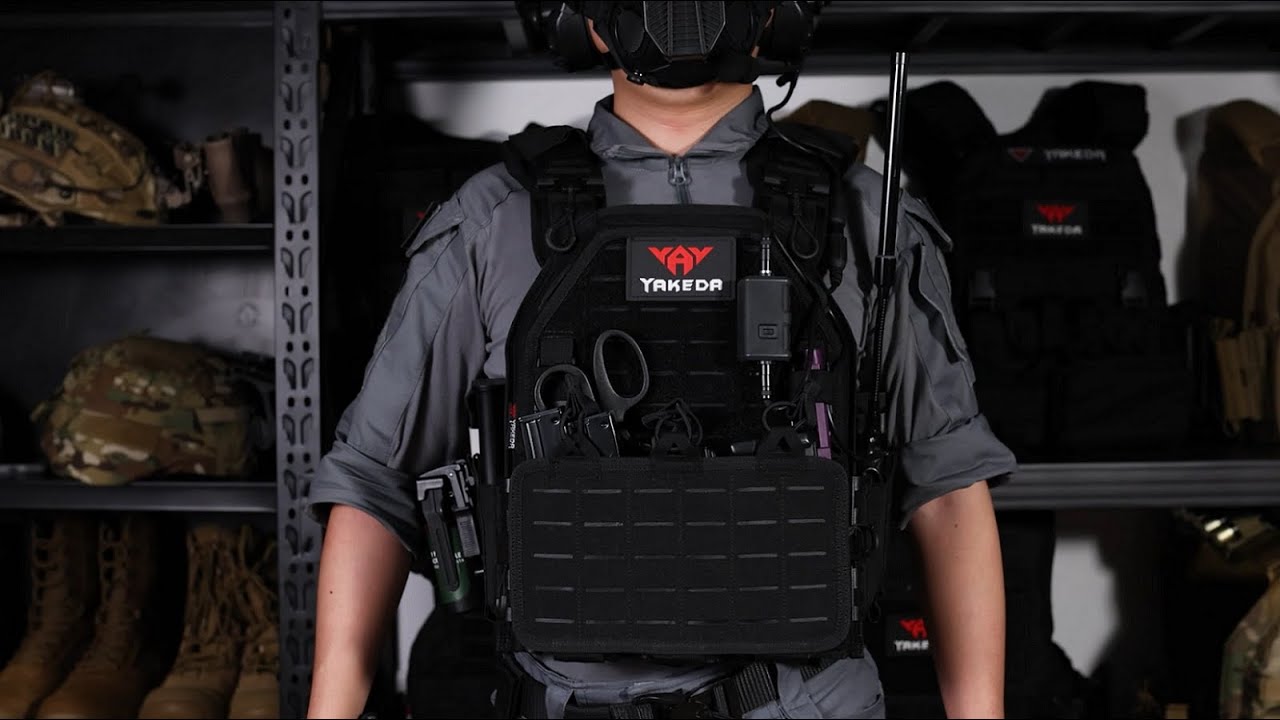 Heavy Duty Plate Carrier Tactical Protective Vest chaleco tactico quick release training gear