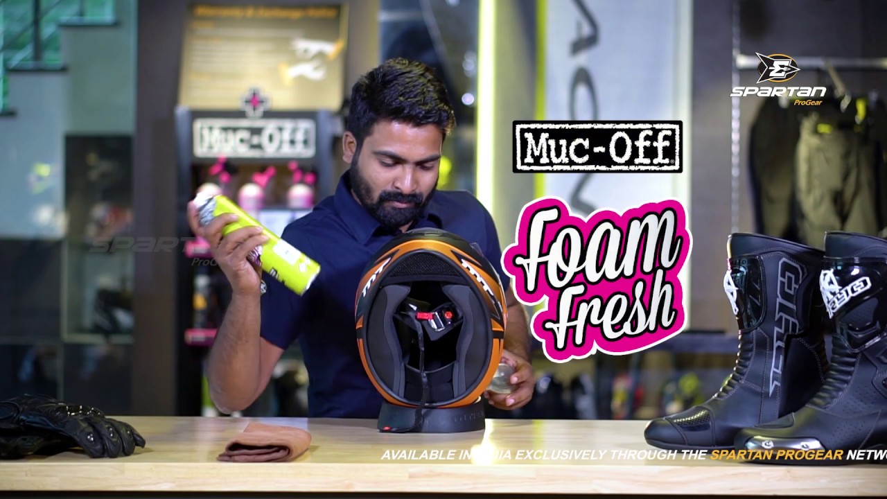 MUC-OFF Helmet Foam Fresh | SPARTAN PROGEAR