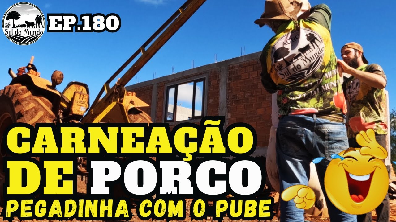 ✅ CARNEAÇÃO DE PORCO - Fazendo SALAME, LINGUIÇINHA, TORRESMO E BANHA