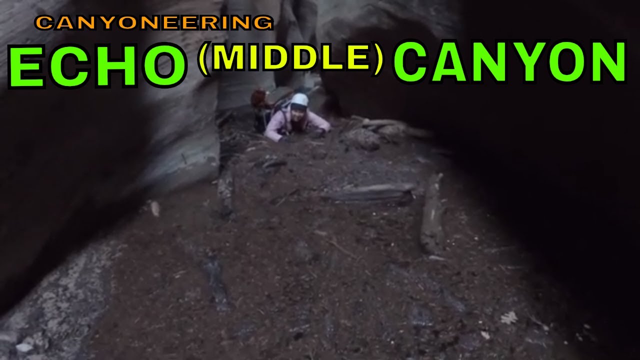 Canyoneering Echo (Middle) Canyon, Zion National Park, Utah