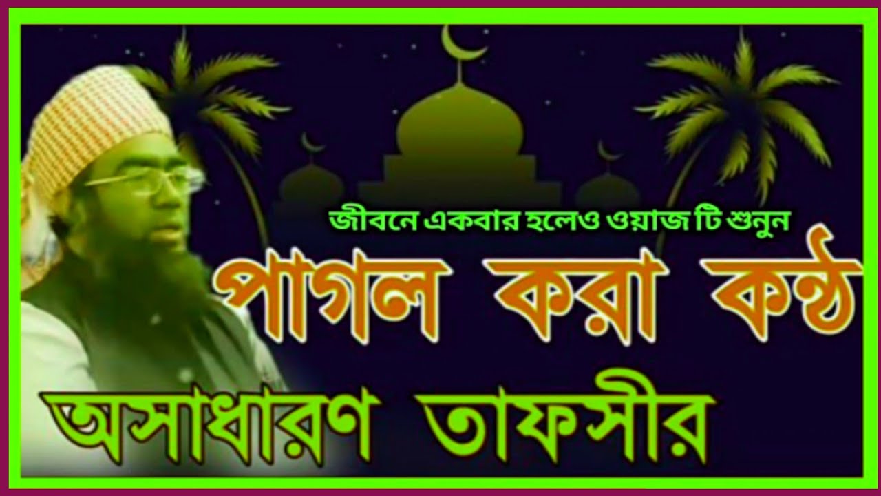 জীবনে একবার হলেও ওয়াজ টি শুনুন পাগল করা কন্ঠে অসাধারণ তাফসির #জুবায়ের_আহমদ_আনসারী #ansari