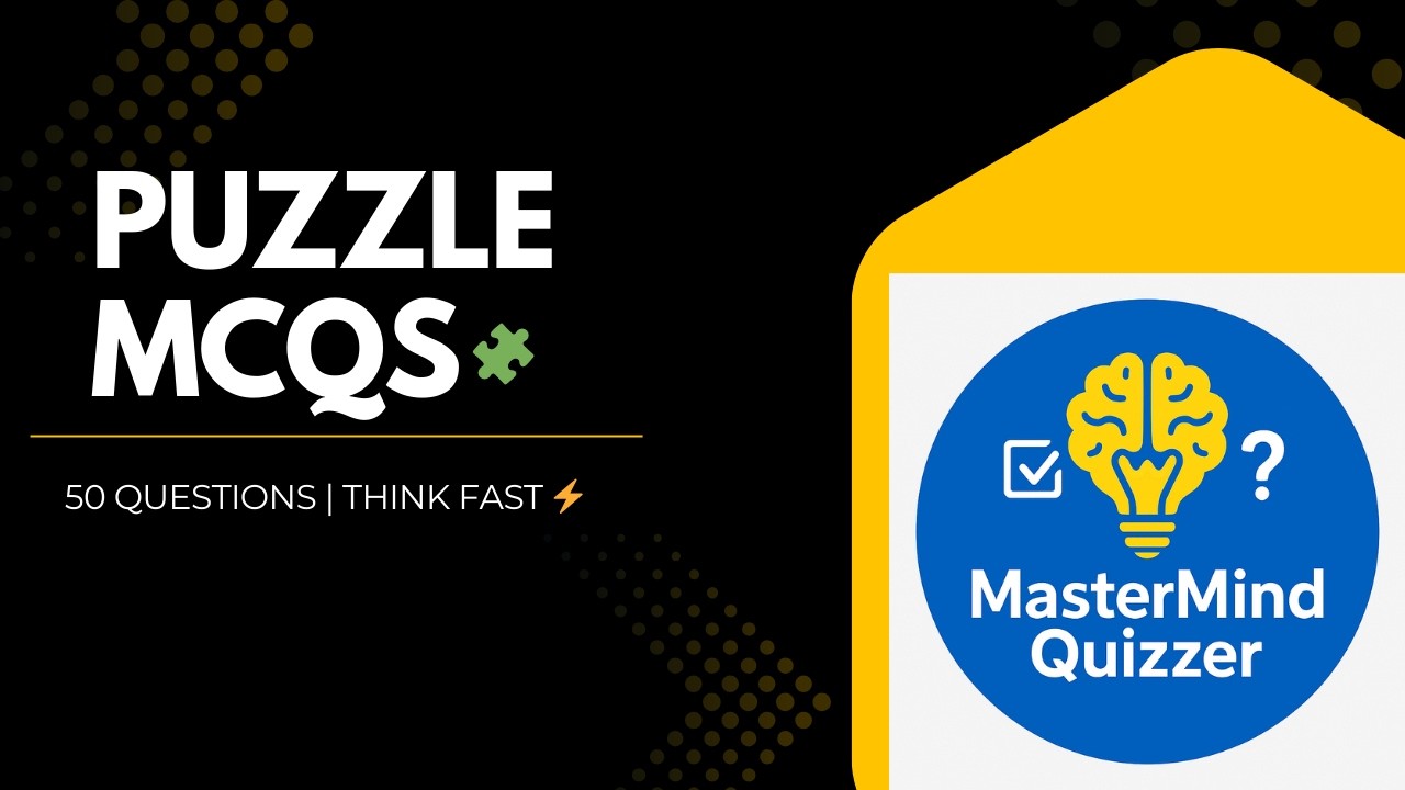 Ultimate Brain Challenge 💥 | Puzzle MCQs
