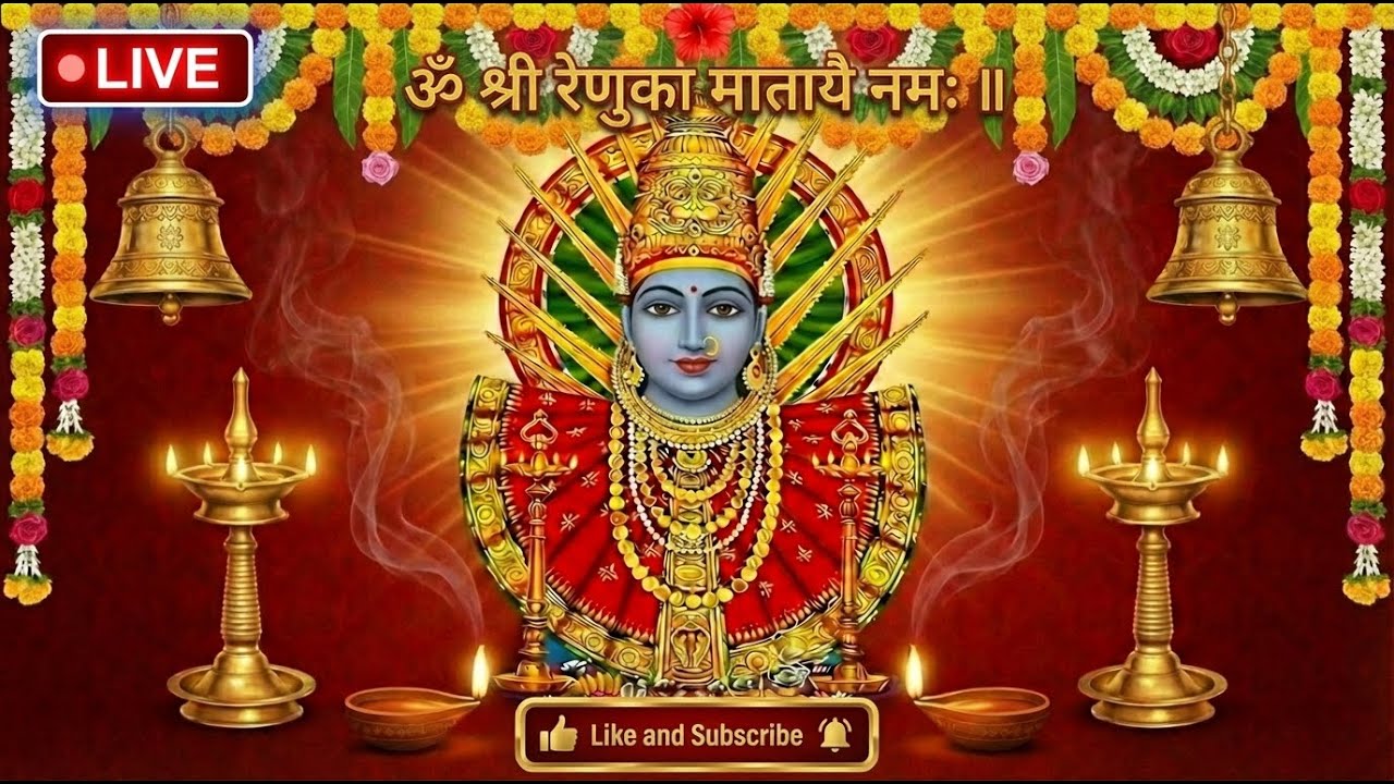 ॐ श्री रेनुका माताय नमः | Yellamma Devi | #YellammaDeviMantra #Mantra #renuka #mata #namah