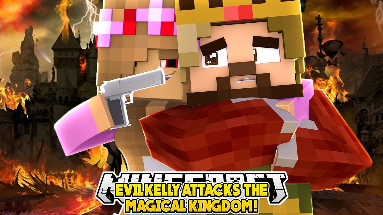 Злая маленькая Келли захватывает волшебное королевство!!! - Minecraft