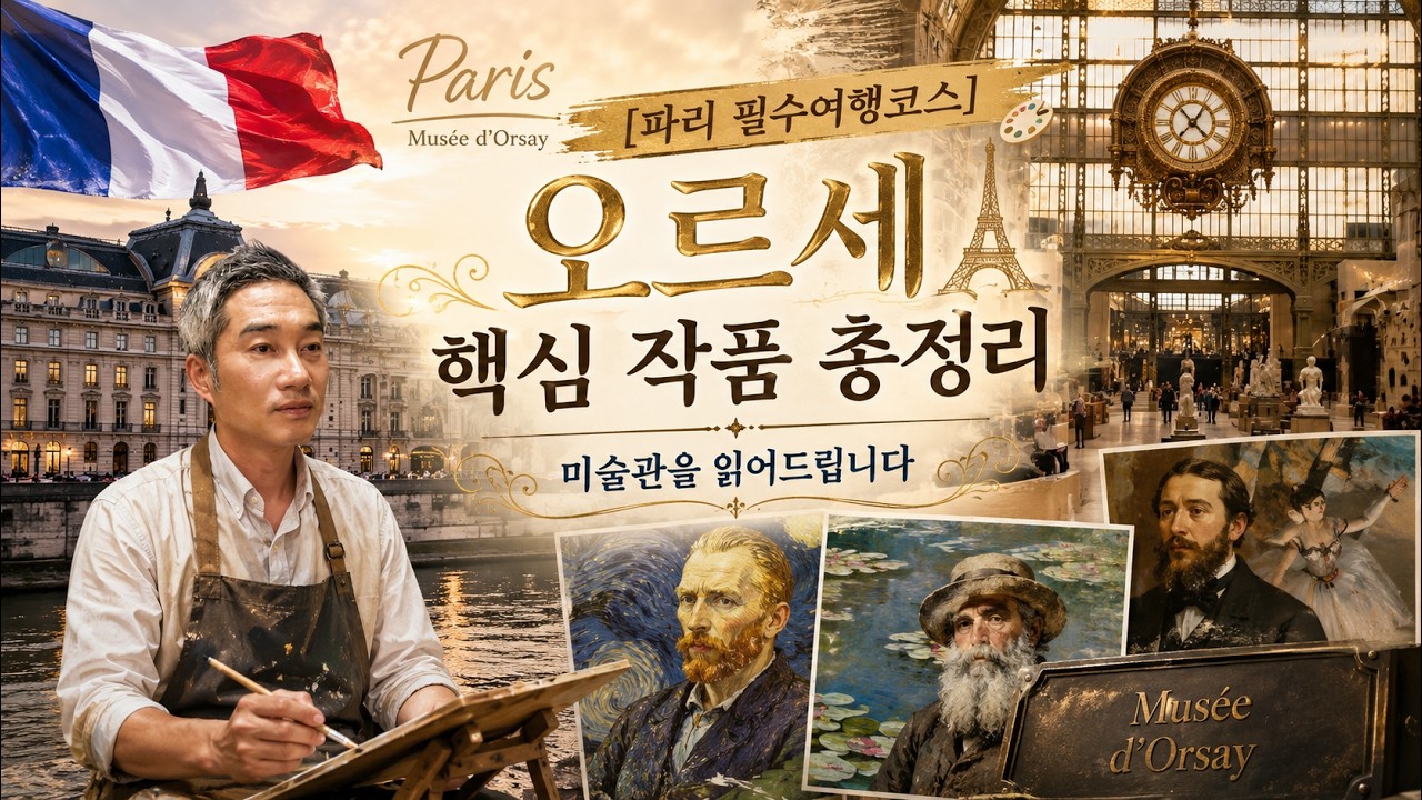 [파리여행 완결판] 인상파 거장들을 모두 만날수 있는곳, 오르세미술관 #오르세미술관 #OrsayMuseum #인상주의 #파리여행