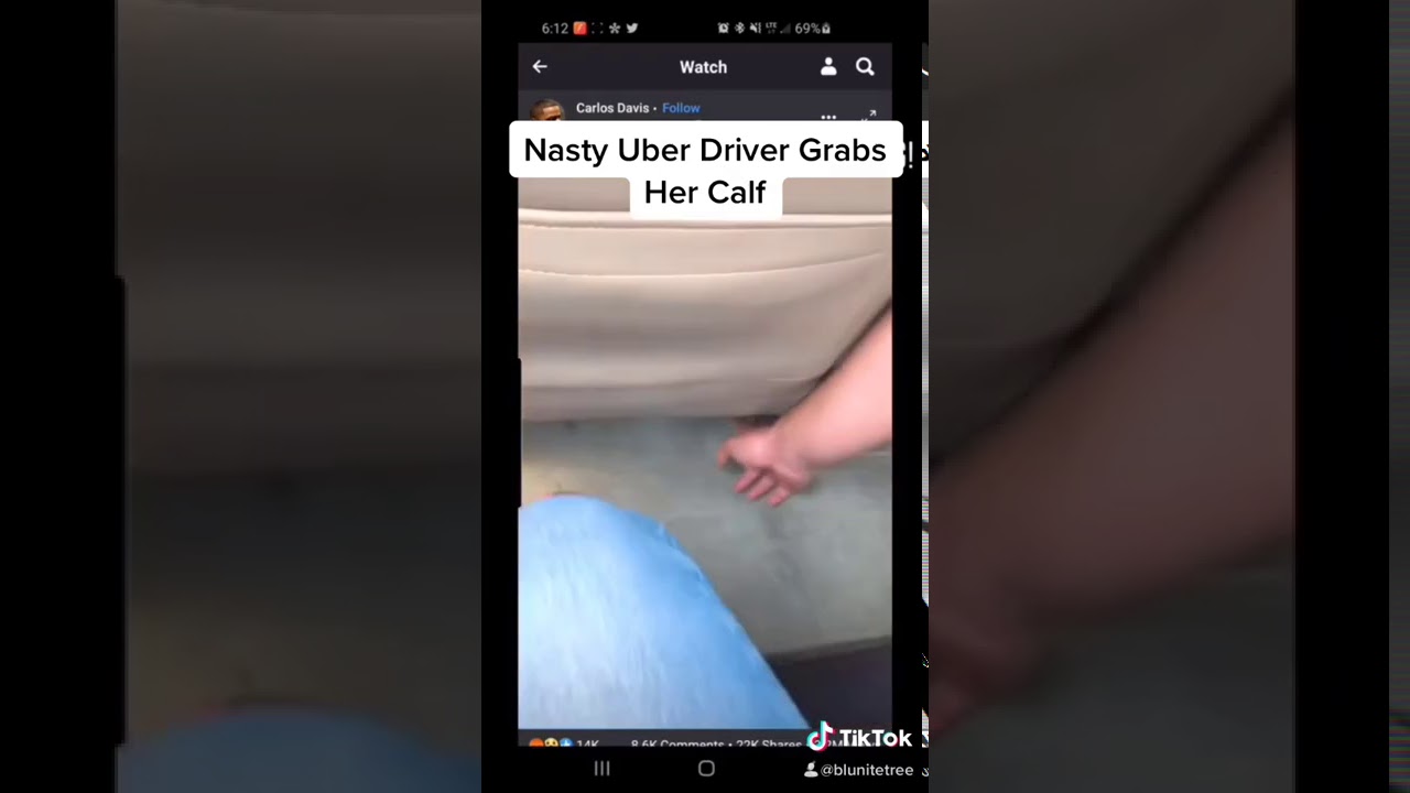 Fake Uber Touches Girl Part 3