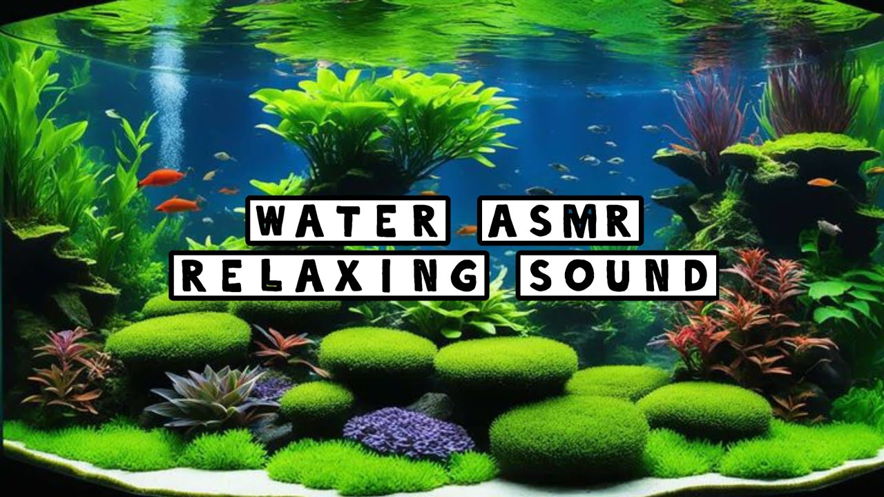 Live sound of running water makes the heart calm and fast sleep