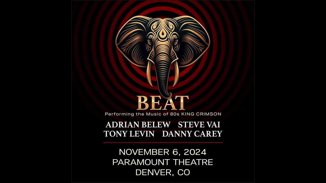 BEAT (80s King Crimson) Paramount Theatre - Denver, CO 11.06.24 Full Show [AUDIO]