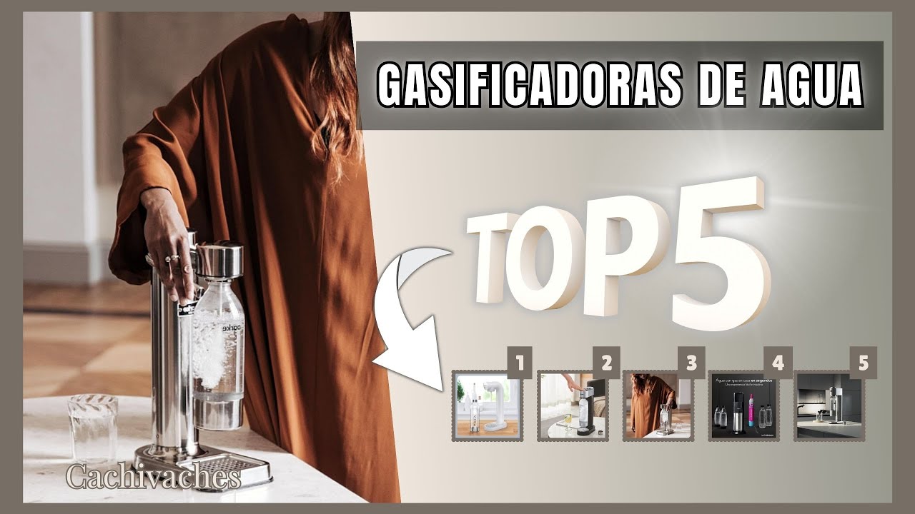 Gasificadoras de Agua: 5 Máquinas para Hacer Soda en Casa que Eliminan Miles de Botellas de Plástico