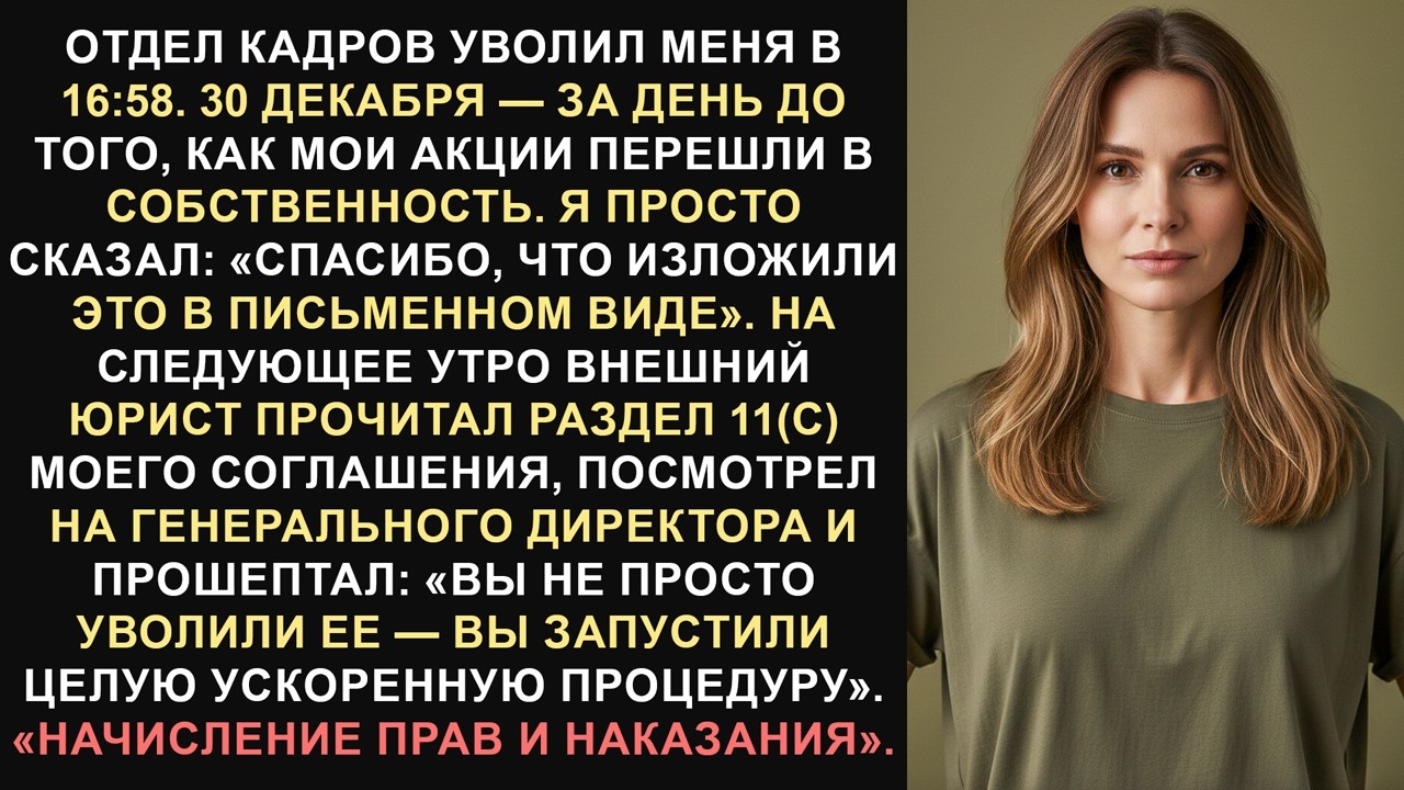 Ее уволили в 16:58, но этот шаг стоил компании всего.