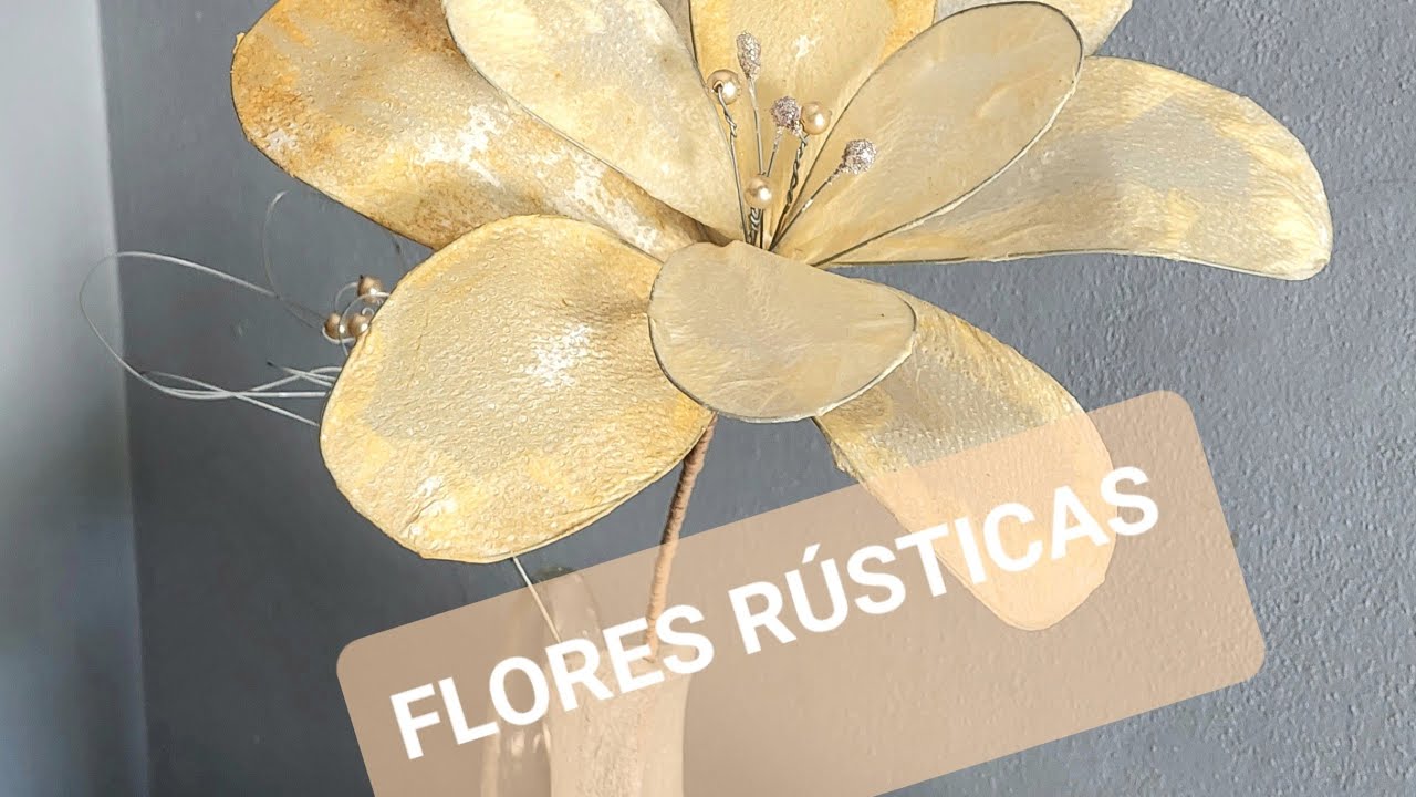 🌼 ¿CÓMO HACER 3 FLORES RÚSTICAS CON ALAMBRE? ¿Y CON ALAMBRE Y PAPEL?Tres ideas divinas #flowers