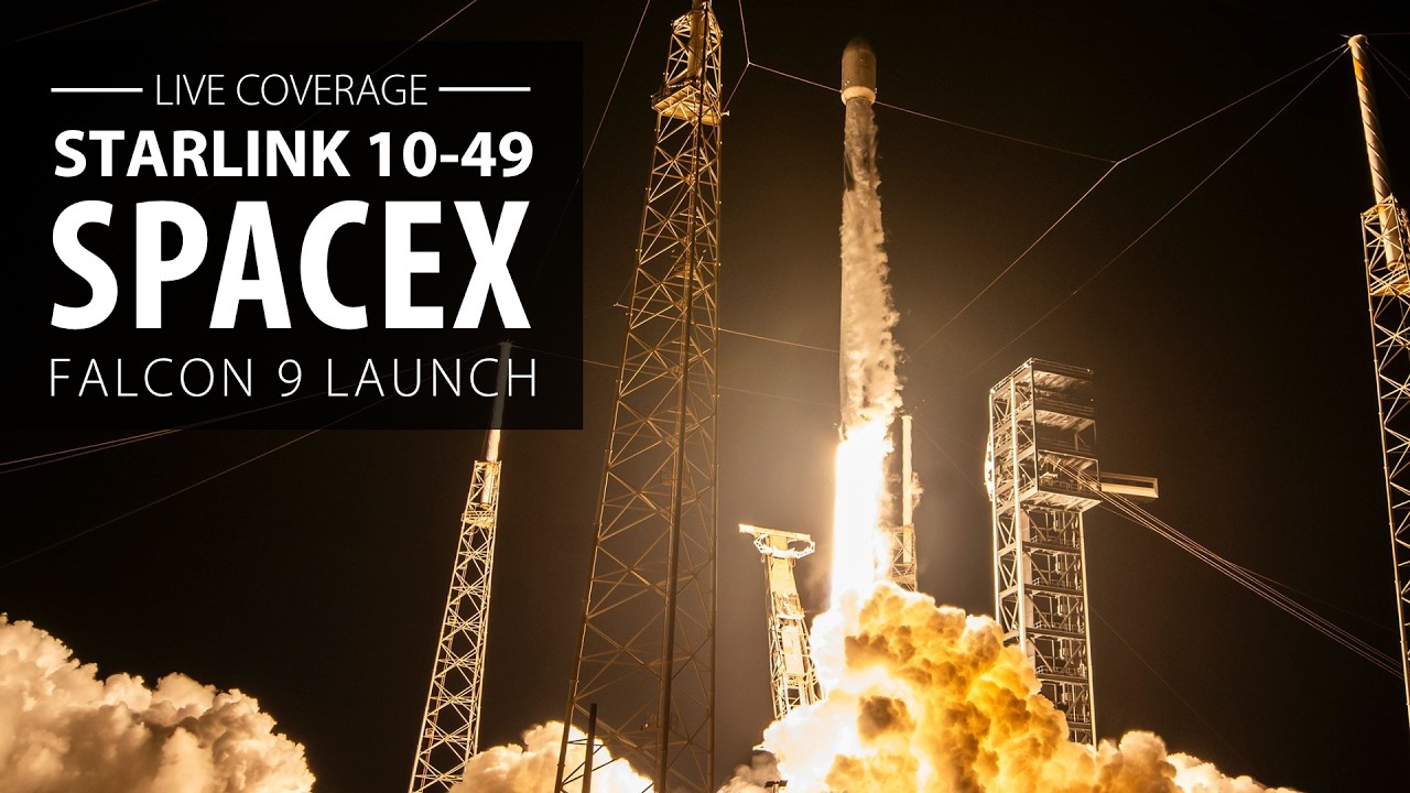 Прямая трансляция: запуск ракеты SpaceX Falcon 9 с мыса Канаверал для миссии Starlink