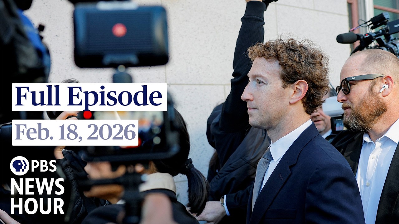 PBS News Hour live episode, Feb. 18, 2026