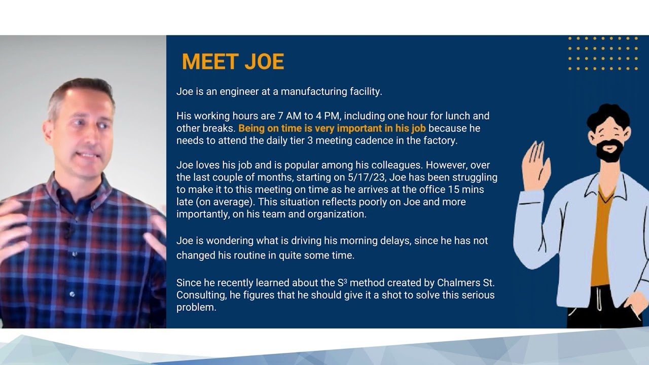 Meet Joe: Can A3 Method Fix His 'Late to Work' Dilemma?