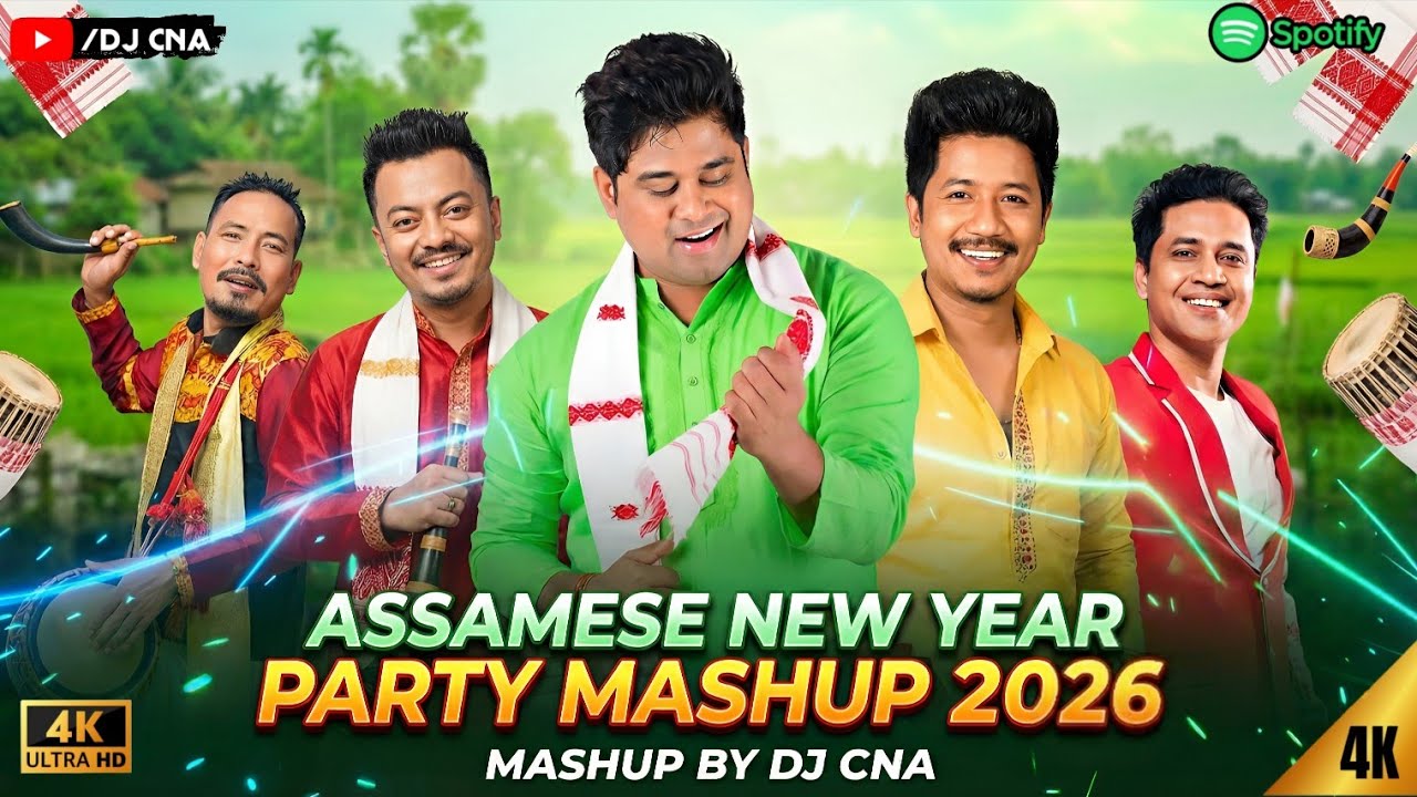 Assamese New Year Party Mashup 2026 🎉 | Bihu Special DJ Remix | By DJ CNA