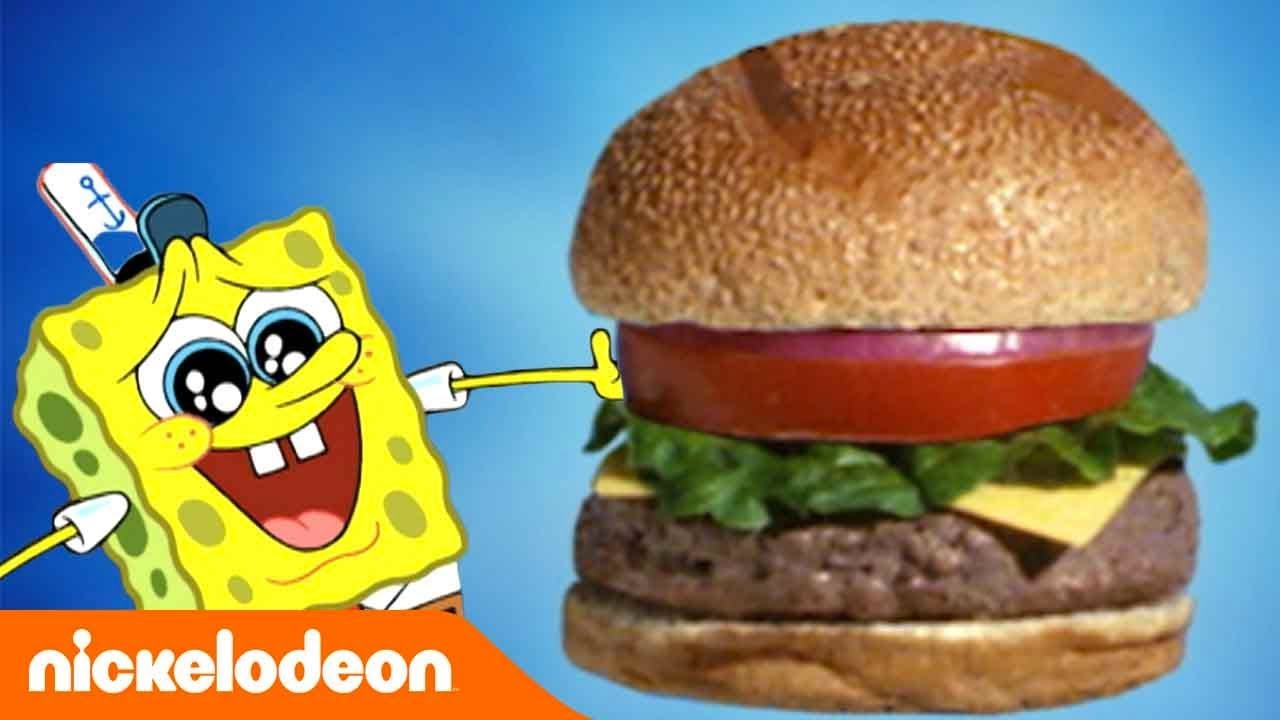 SpongeBob | Top 13 |  Najlepszych w historii momentów z Kraboburgerem | Nickelodeon Polska