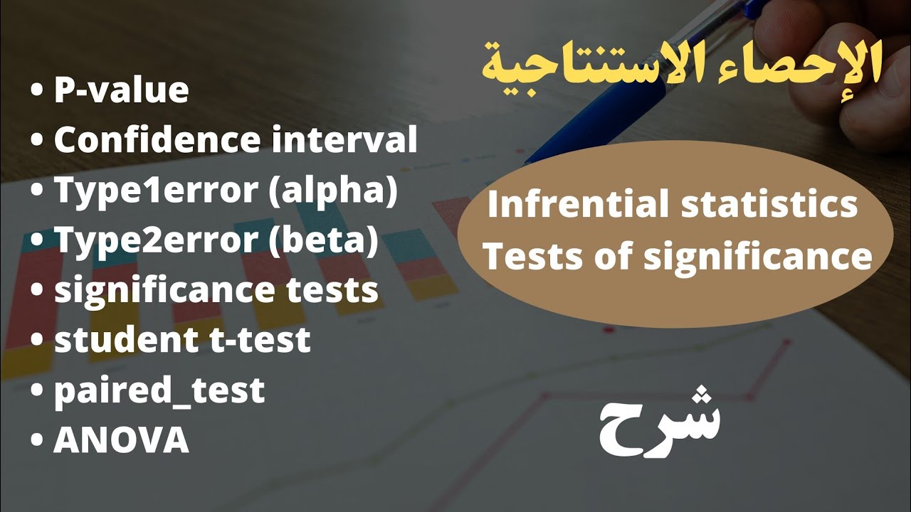 Infrential statistics - Hypothesis testing شرح