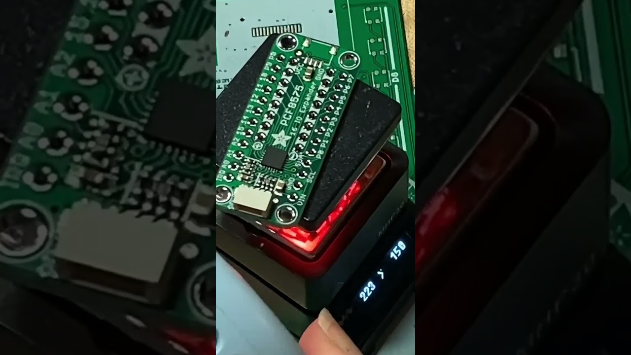 Time Lapse Prototype Build! Adafruit PCF8575 I2C 16 GPIO Expander Breakout - STEMMA QT / Qwiic 🔧🔌⚙️