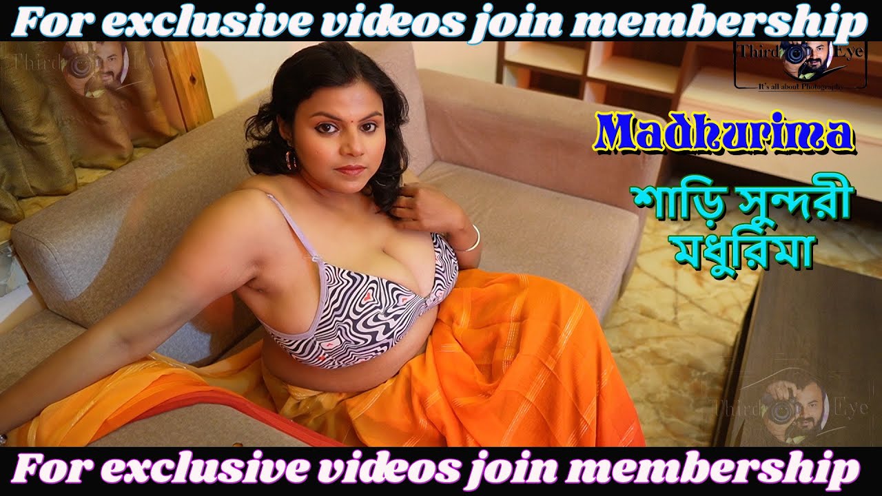 High Fashion Shoot Concept | Model Madhurima Indoor Orange Saree Fashion Vlog Shoot ।  2026