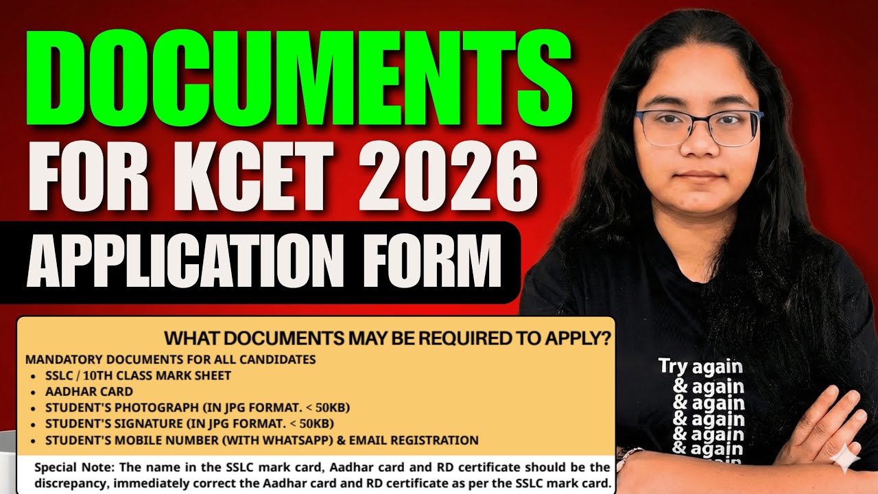 KCET 2026 Documents Required | Application Form Documents & Reservation Certificates | KEA Update