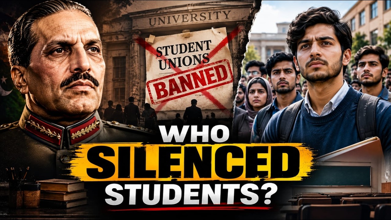Why Were Student Unions Banned in Pakistan? | The Zia Era & A Lost Generation #studentunion #AOAMIR