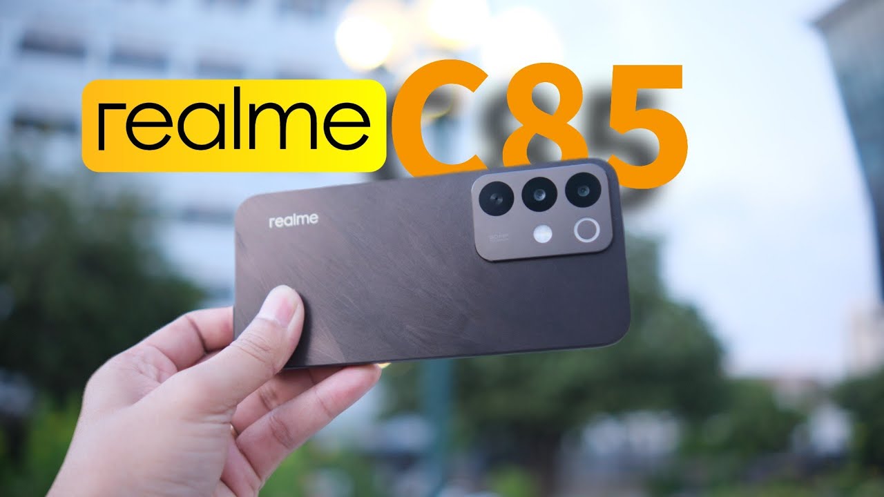 Realme C85: 197$ ថ្ម 7000mAh សាកថ្ម 45W IP69K