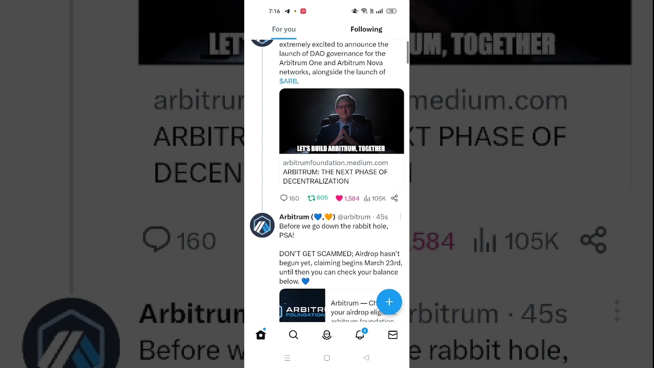 Arbiturm Airdrop Just Happened 😎😍