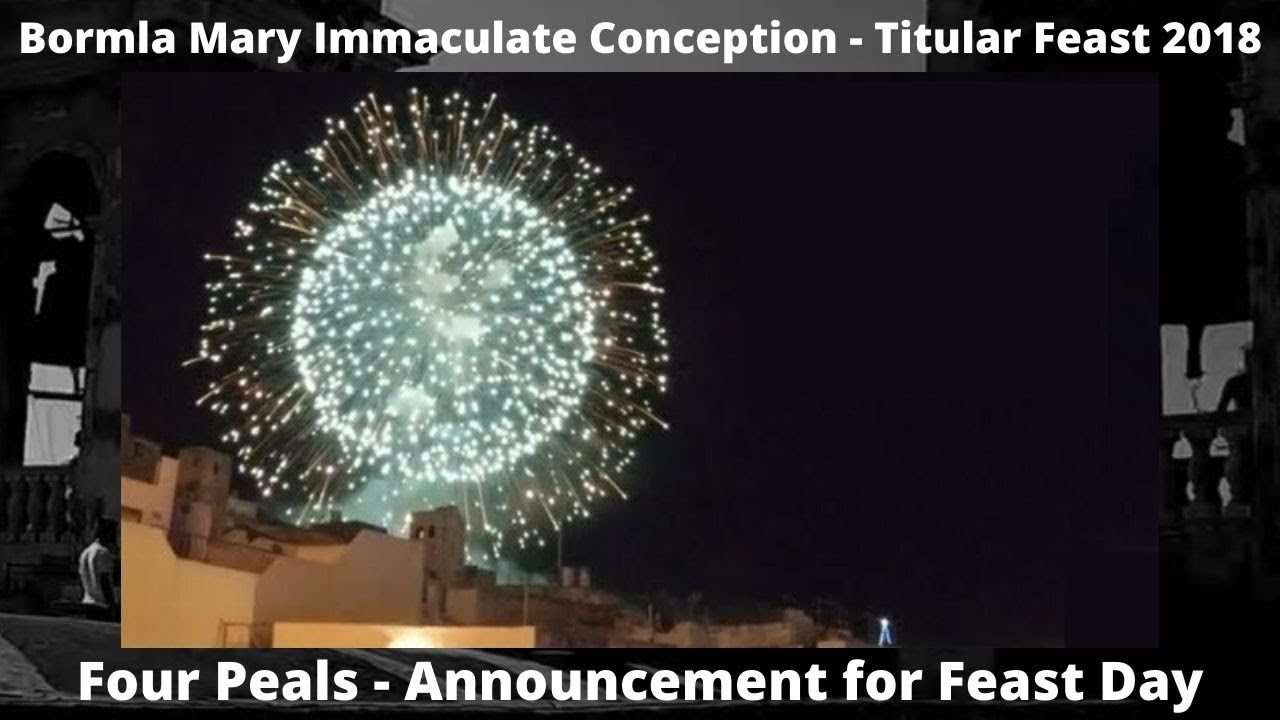 4 Moti (2017 - Logħob tan-Nar) - Bormla Kunċizzjoni - Festa Titulari - 6 Qniepen