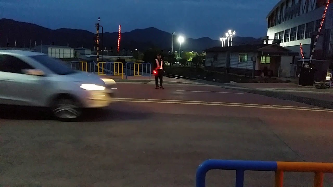 경전선 화순건널목 야경2