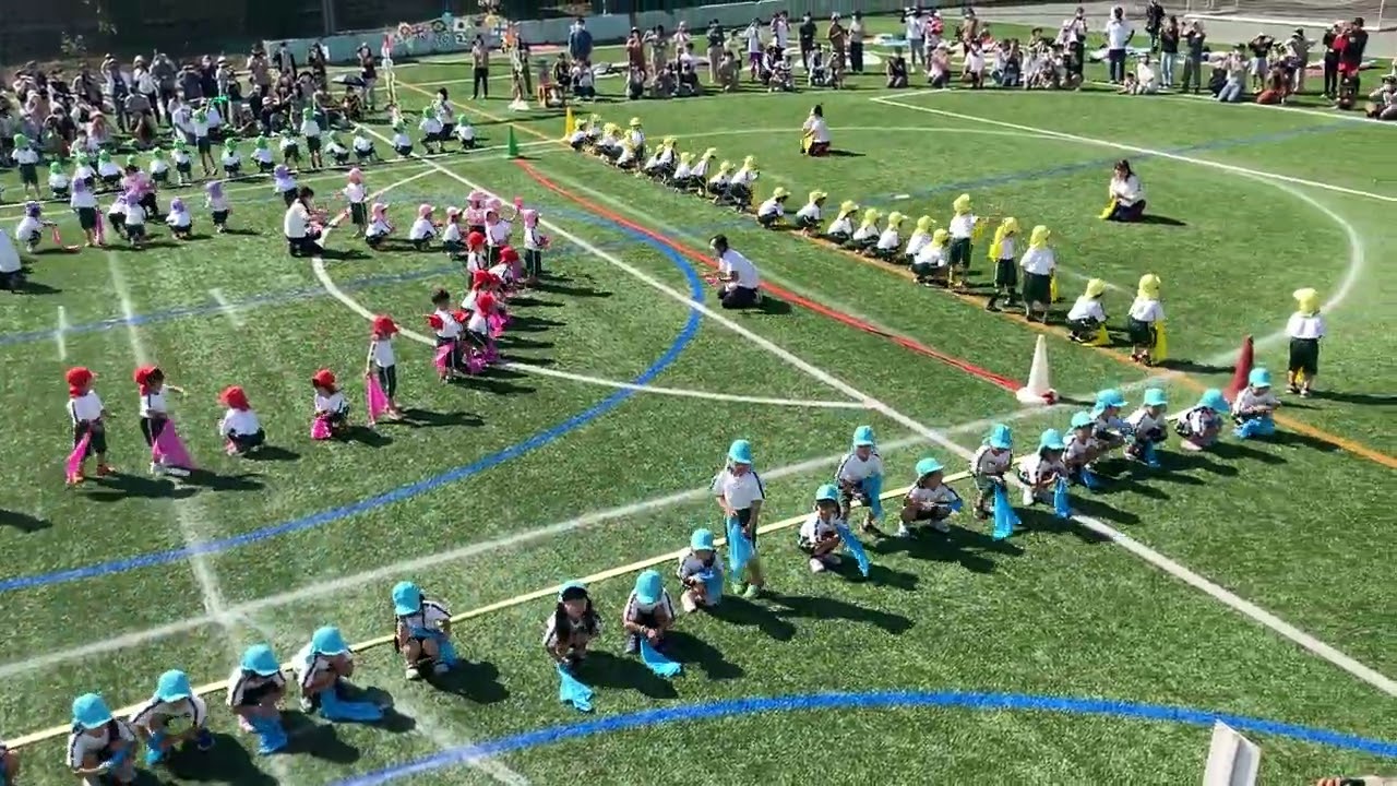 2022年度 常磐大学幼稚園運動会「つばめ～翔け！大空へ～」（全園児リズム表現運動）