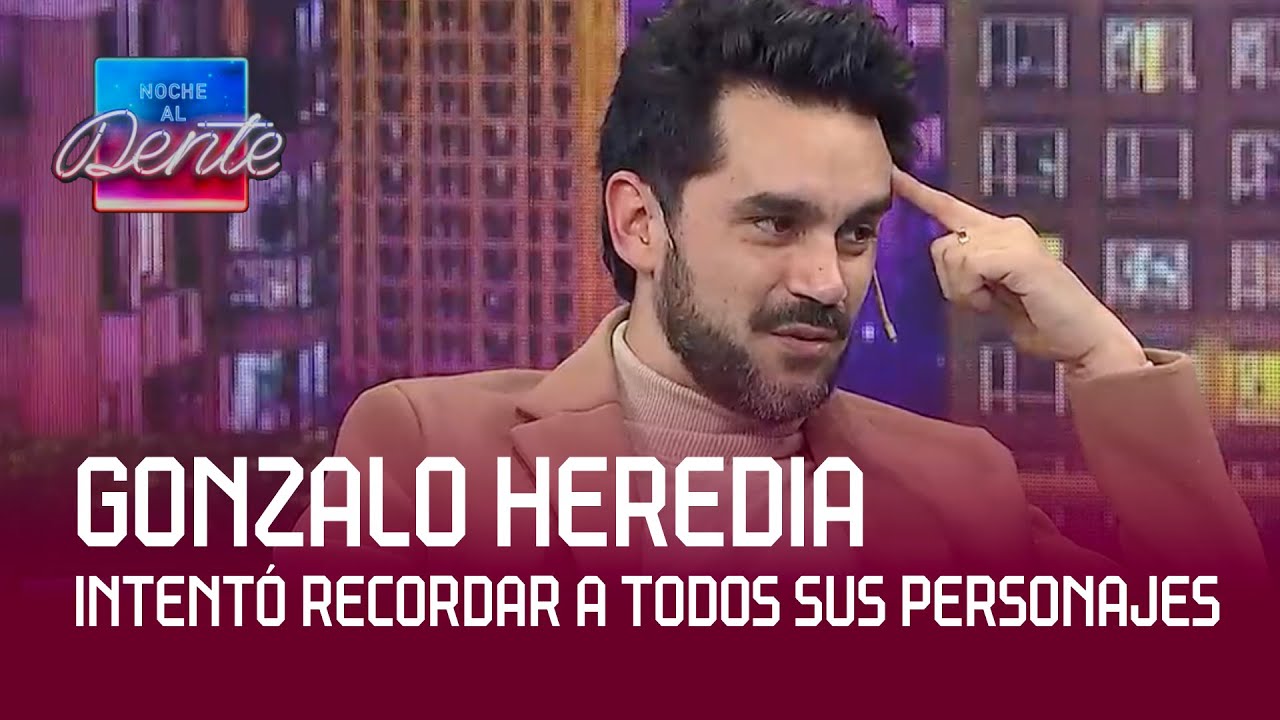 GONZALO HEREDIA repasó los personajes de sus novelas