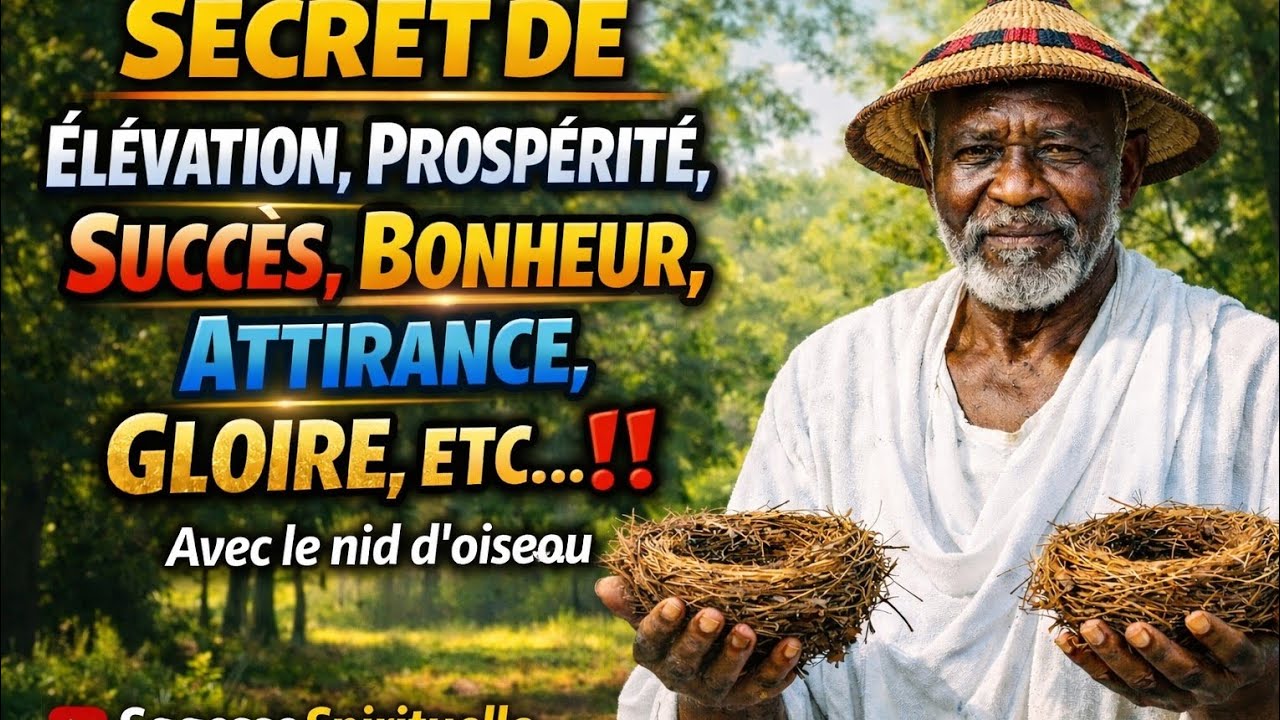 Nid d'oiseaux : Secret d'élévation, prospérité, succès, bonheur, attirance, gloire...!