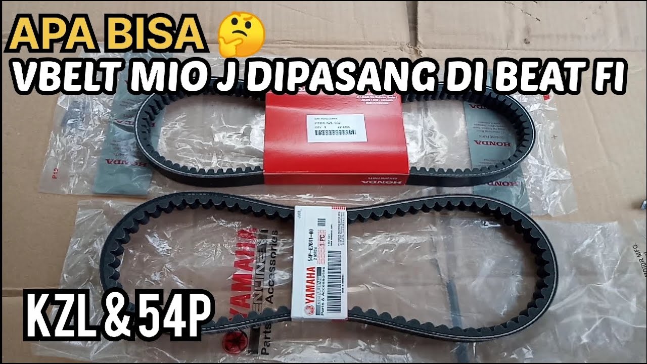 Perbedaan vbelt motor beat fi dan mio j