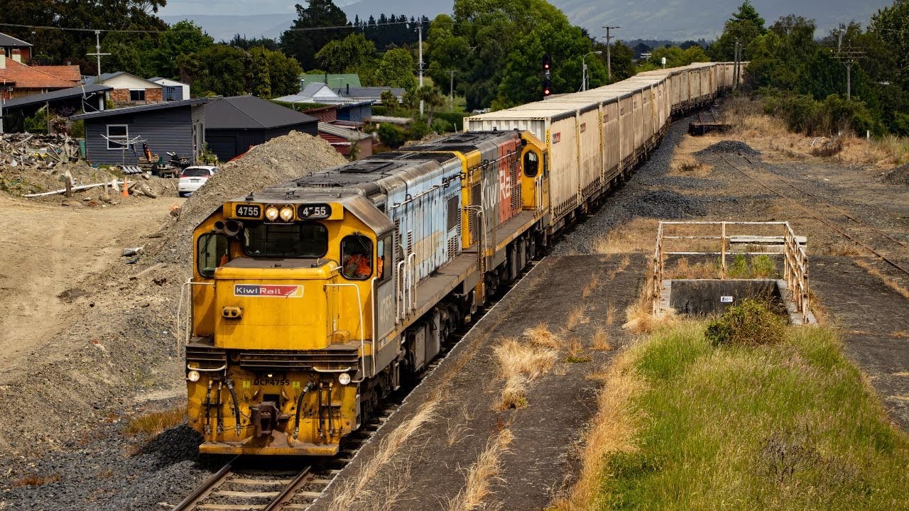 KiwiRail and Dunedin Railways at work in Dunedin- Summer 2024 (4K) Part 1