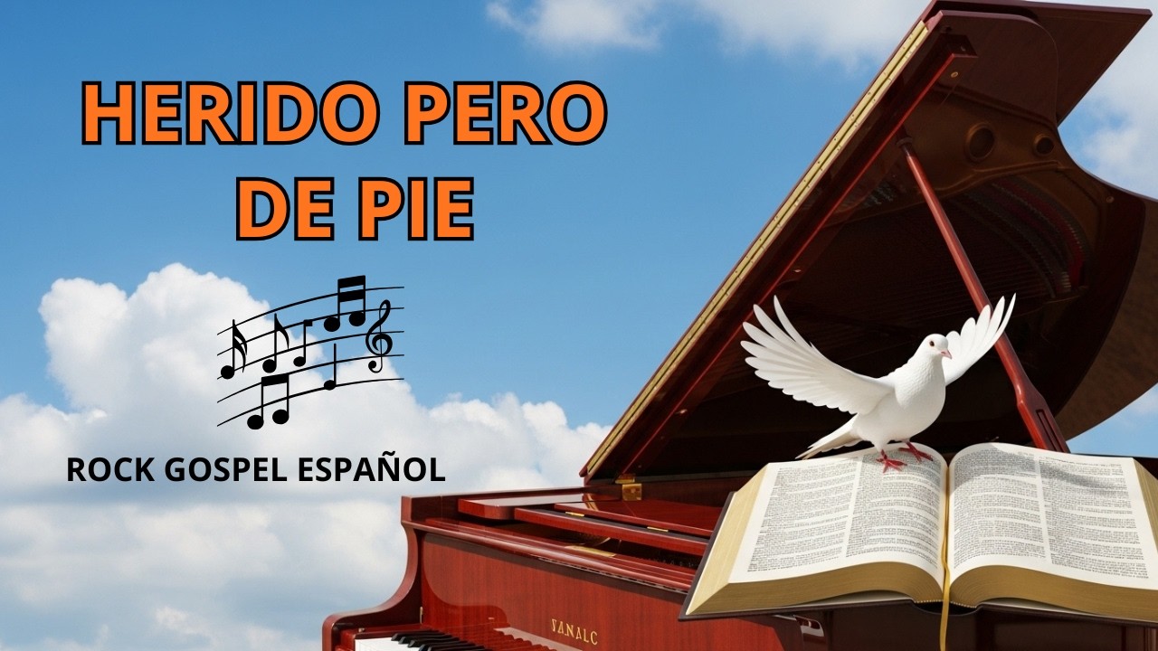 HERIDO PERO DE PIE 🎸 Rock Gospel Cristiano | Hard Rock de Fe | Música Cristiana Año 80