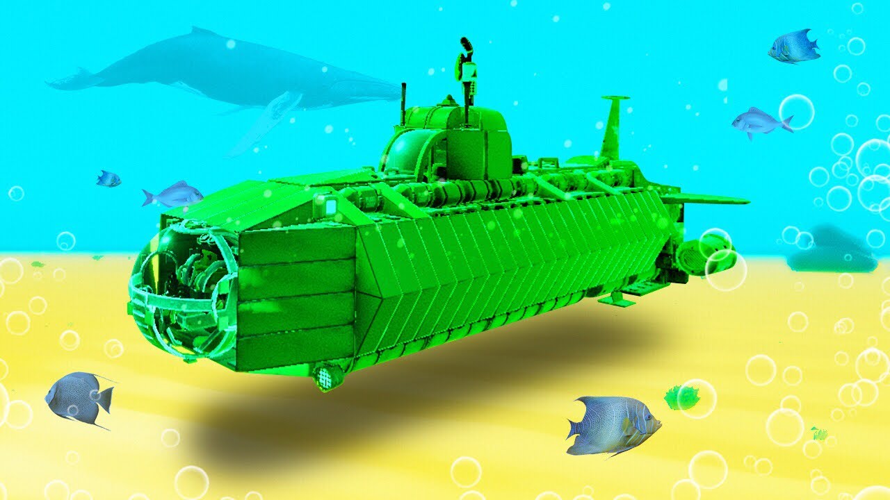 BUILD THE BIGGEST SUBMARINE CHALLENGE! (Trailmakers)