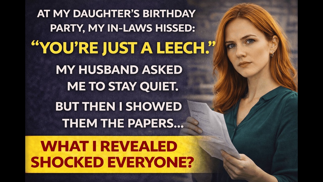 At My Daughter’s Birthday Party, My In-Laws Hissed “YOU’RE JUST A LEECH”