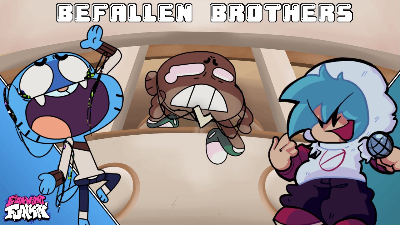 FNF: Befallen Brothers (фан-мод) // Против Гамбола и Дарвина █ Friday Night Funkin' █