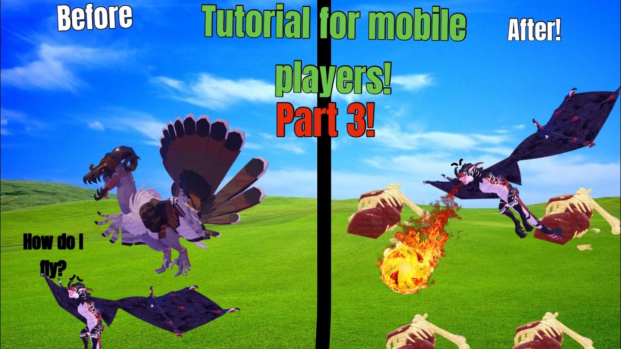 Kosing tutorial for fliers on mobile part 3! | creatures of sonaria 