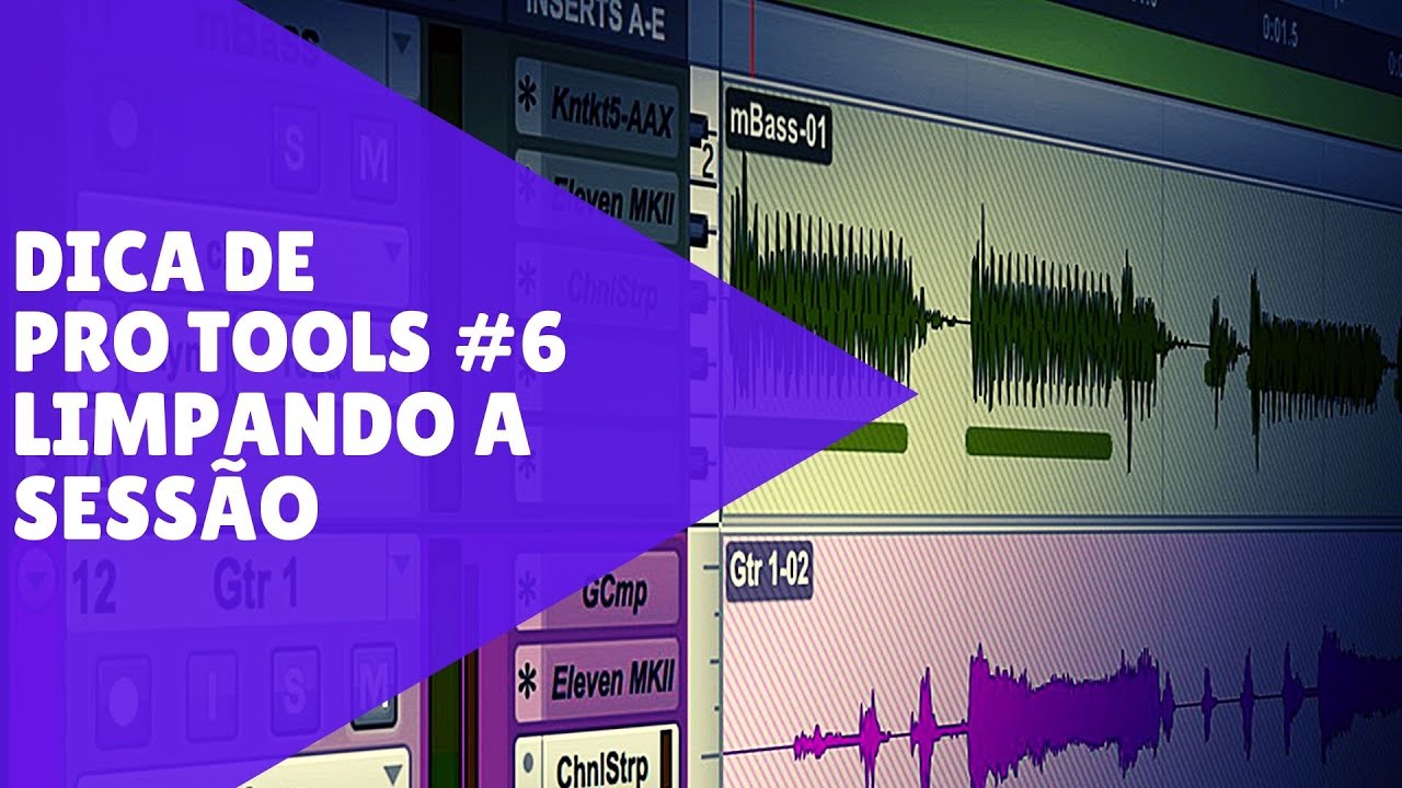 DICA DE PRO TOOLS #6 - COMO Limpar a Sessão do Protools