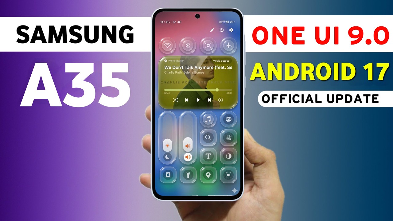 Samsung A35 One UI 9.0 Android 17 Update | New Features & Release Date | A35 New Update #samsunga35