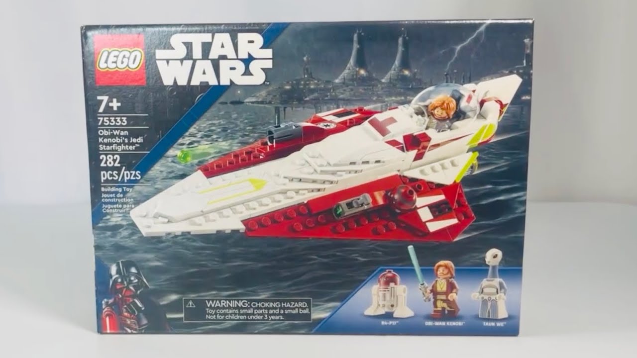 LEGO Star Wars 75333 Obi-Wan Kenobi's Jedi Starfighter Speed Build!