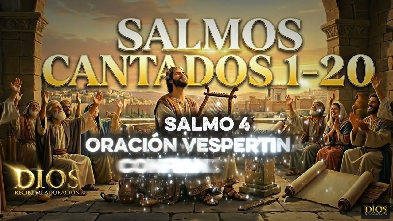 Salmos Cantados para Adorar a Dios 1-20| Reina Valera 1960 | Adoración Bíblica (Arpa de David) 🪉