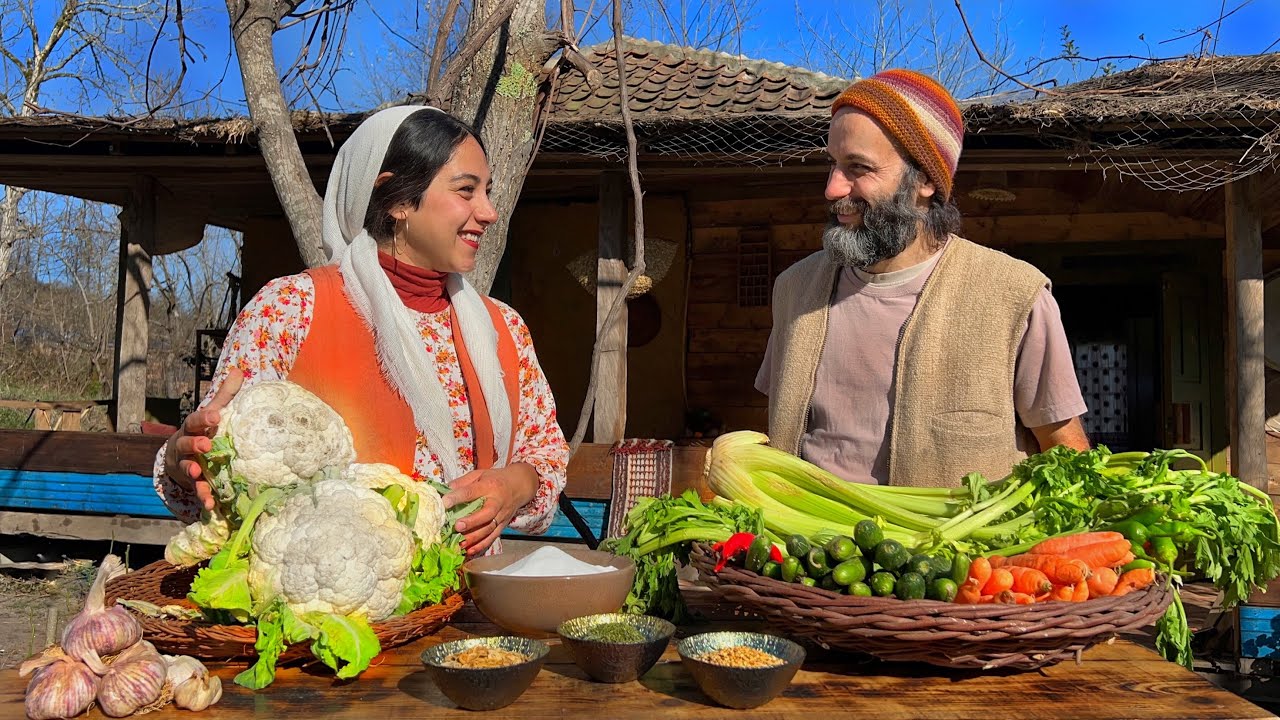 Savoring Tradition: Salty Pickle Making in an Iranian Countryside!