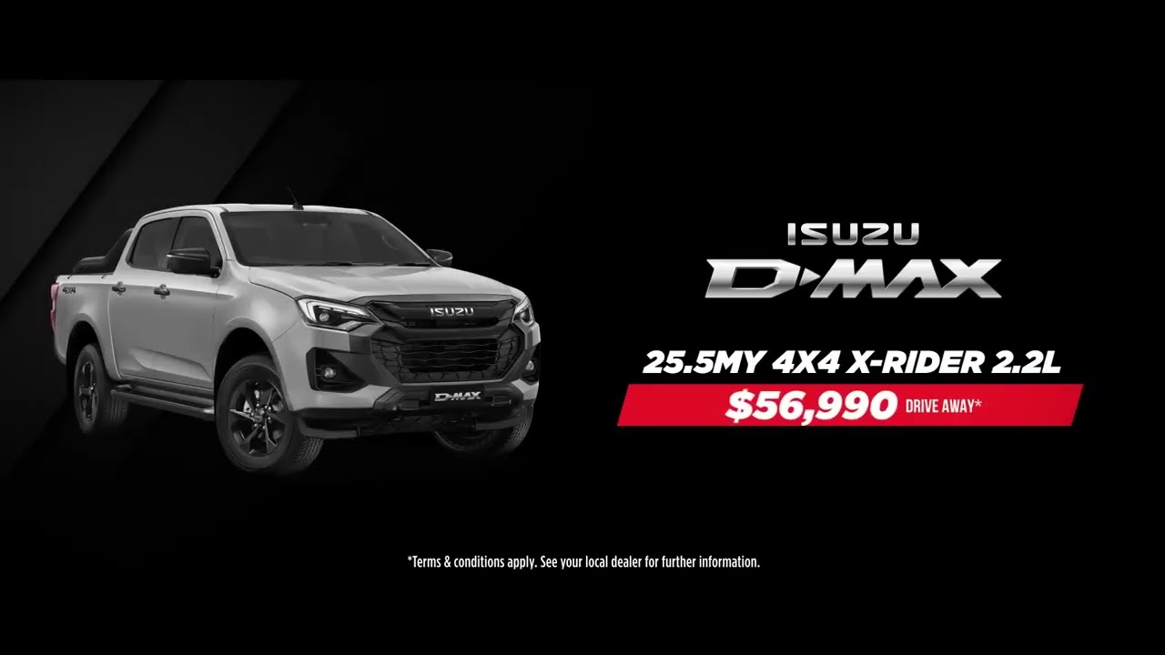 Order the Isuzu D-MAX X-RIDER today | Alan Mance Isuzu UTE