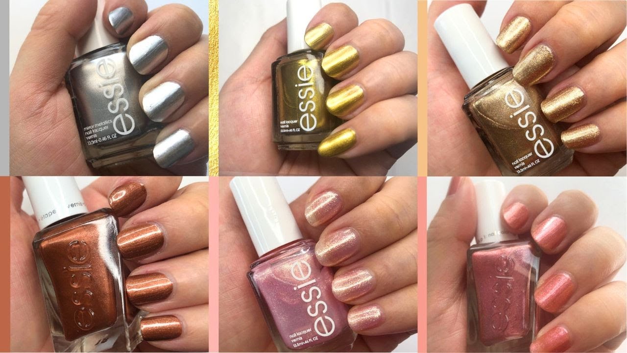 6 Essie Nail Polish Swatches Compilation 03 | TinyColorLife @essieUSA