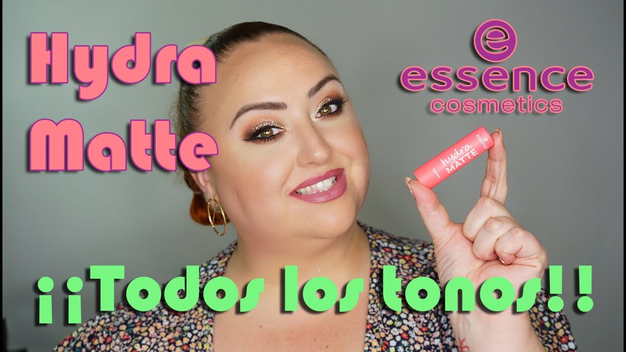 Nuevos labiales HYDRA MATTE (ESSENCE) || Review + Swatches
