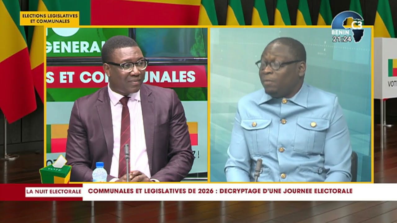 CANAL3-BENIN : Elections Communales et L&eacute;gislatives 2026 / &Eacute;mission Sp&eacute;ciale nuit &eacute;lectorale