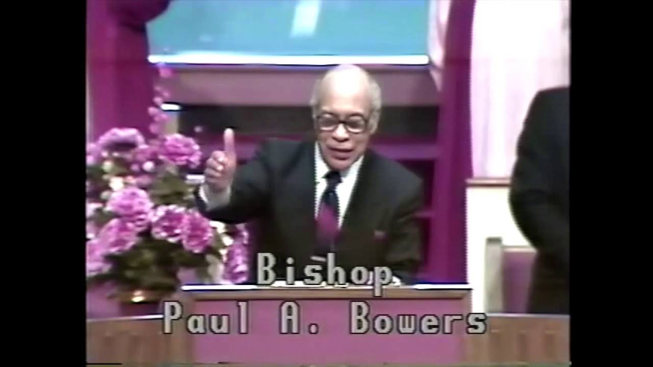 Bishop Paul A. Bowers preaching 