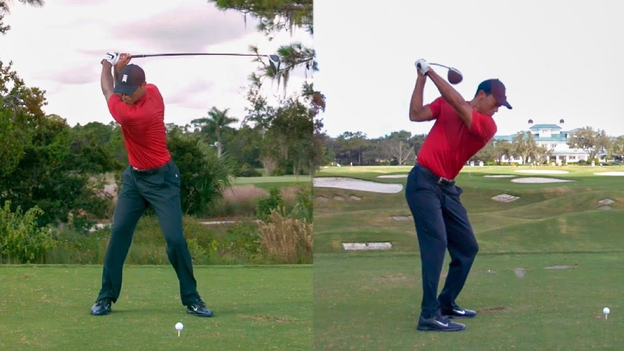 Tiger Woods DRIVER SWING SEQUENCE | Full Speed + SLOW MOTION